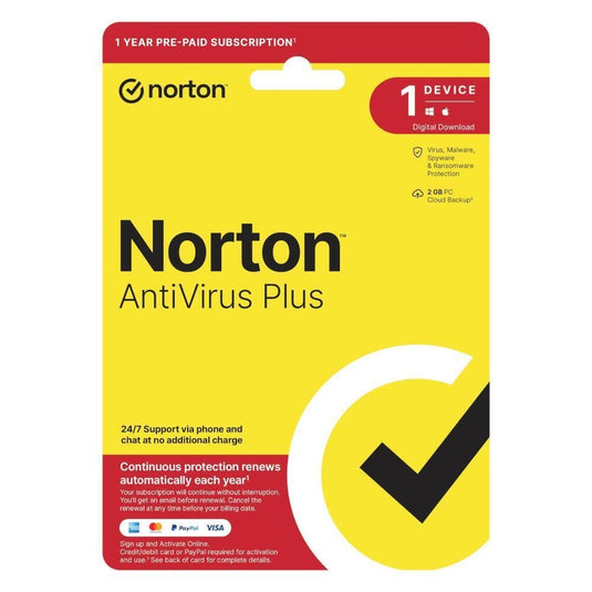 Norton AntiVirus Plus - 1 Device / 1 / Year