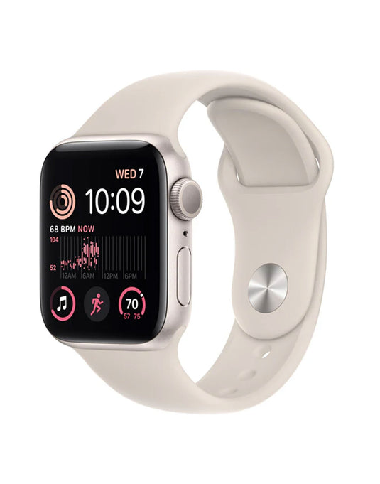 Apple Watch SE (Gen-2) 40MM GPS Aluminium Case With Denim Sport Band Starlight A2722 (Brand New)