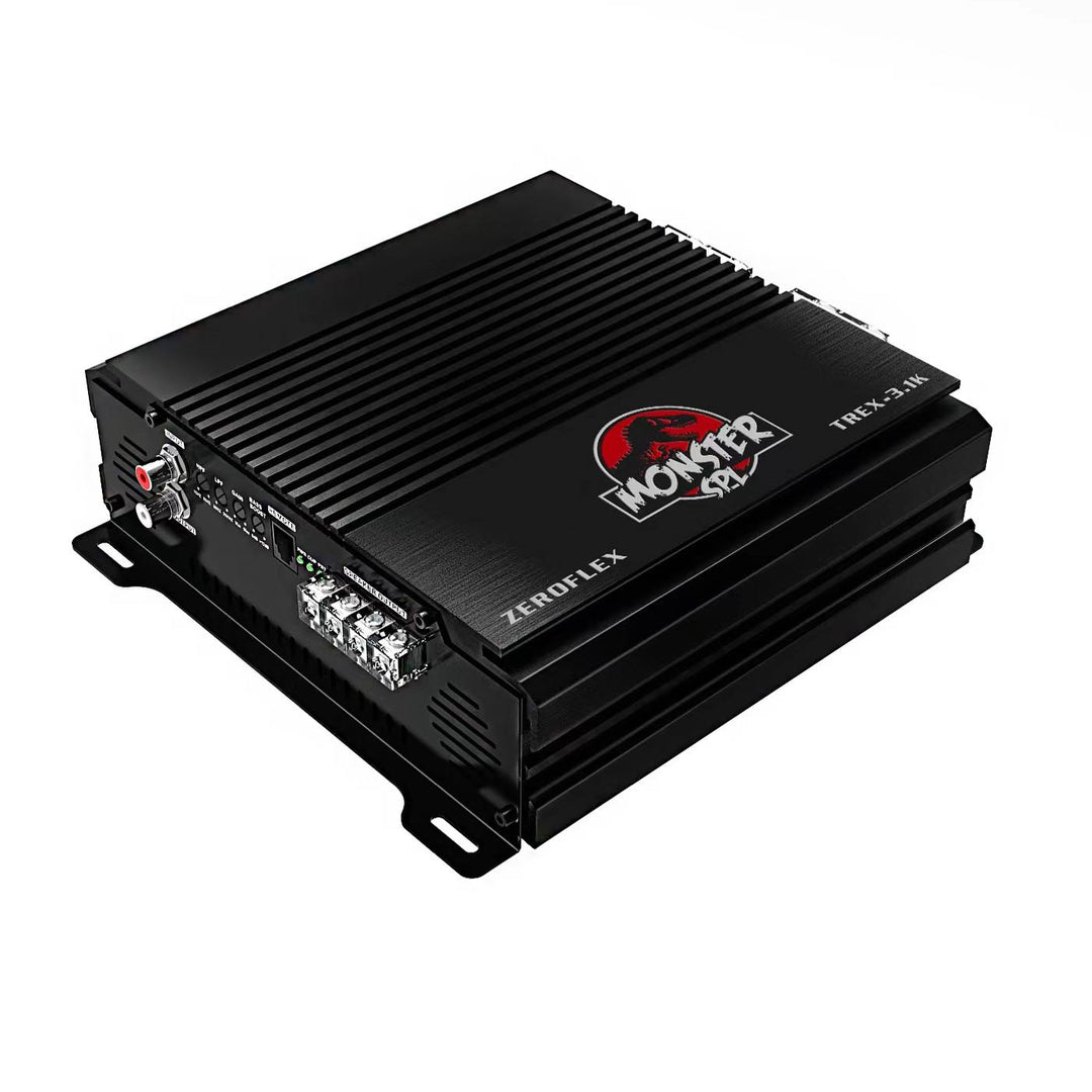 Zeroflex TREX122 12-Inch SP MONSTER 1650RMS 2 Ohm Car Subwoofer +TREX-3.1K Amplifier & Bass Controller (Combo Pack)