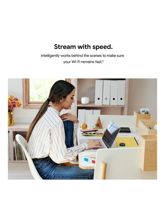 Google Nest Wifi Router - 1 Pack (As New Pre-Owned) - TechCrazy