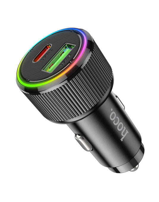 Hoco 38W Super Fast Car Charger (NZ14A) - TechCrazy