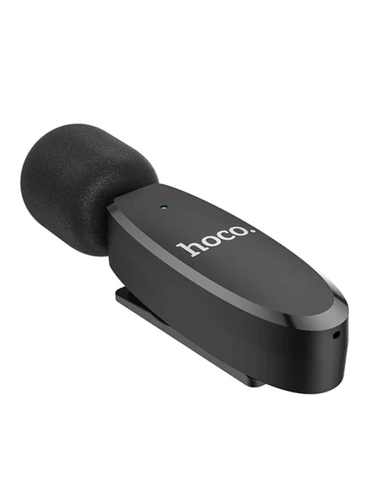 Hoco L15-C Wireless Digital Microphone with Type-C Connector for Smartphones & Tablets - Ideal Mic for Podcasting, Streaming, and Video Recording