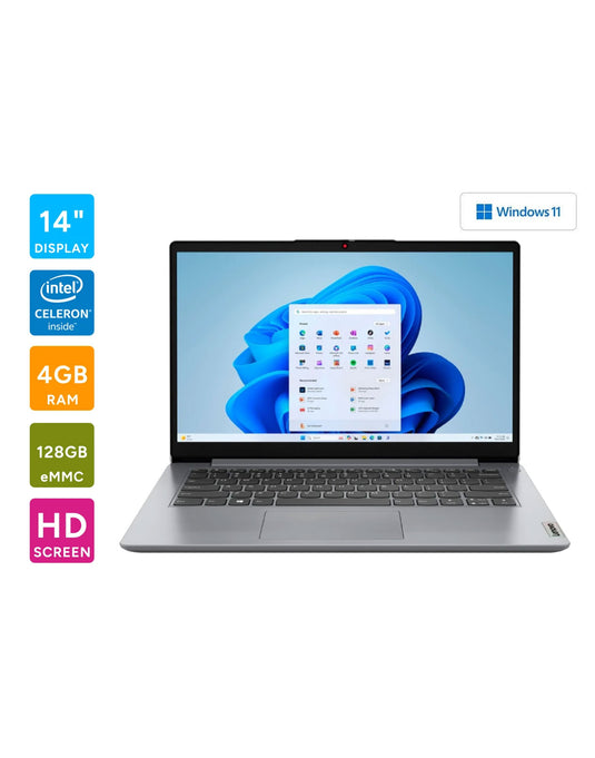 Lenovo Ideapad 1 14-inch N4020 4GB 128GB-EMMC Windows 11S Home