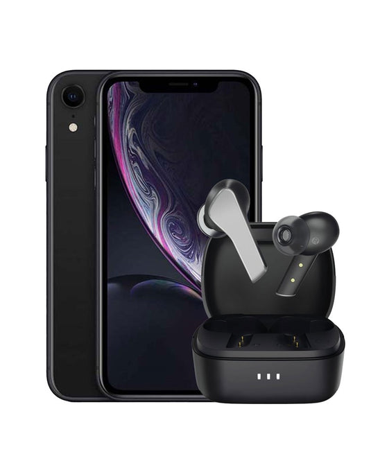 Apple iPhone XR 64GB (Very Good- Pre-Owned) + Lenovo Wireless Earbuds (Bundle Deal) - TechCrazy