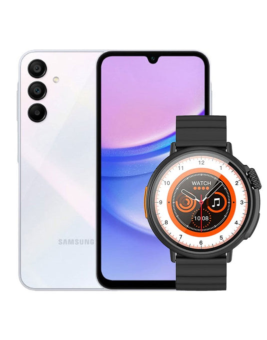 Samsung Galaxy A15 (2024) 6GB 128GB 4G Dual Sim (Brand New) + Hoco Smart Sports Watch (Y18) (Bundle Deal)