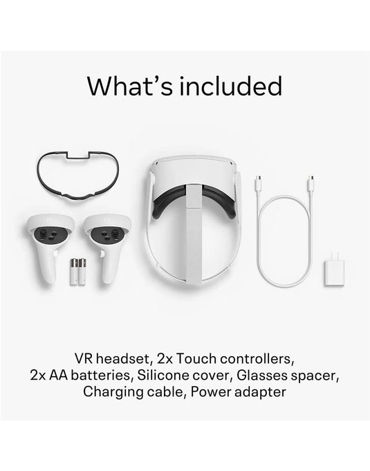 Meta Quest 2 Immersive 256GB All-In-One Virtual Reality Headset