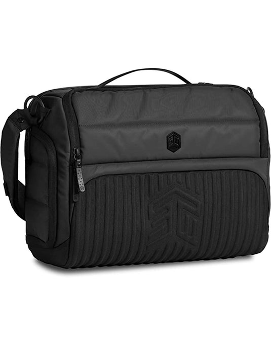 STM Dux 16L Messenger Bag for 15 Inch Laptops - Black - TechCrazy