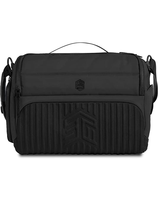 STM Dux 16L Messenger Bag for 15 Inch Laptops - Black - TechCrazy