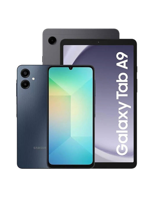 Samsung Galaxy A06 (2024) 4GB 64GB 4G Dual Sim (Brand New) + Samsung Galaxy Tab A9 (2023) 8.7-inch 4GB 64GB Wifi + Cellular 4G (Brand New) (Bundle Deal)