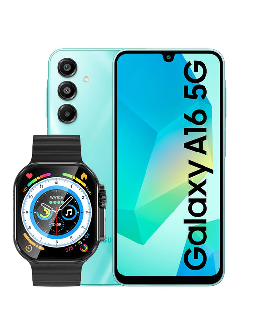 Samsung Galaxy A16 (2024) 8GB 256GB 5G (Brand New) + Hoco Smart Watch (Y23 Ultra) (Bundle Deal)