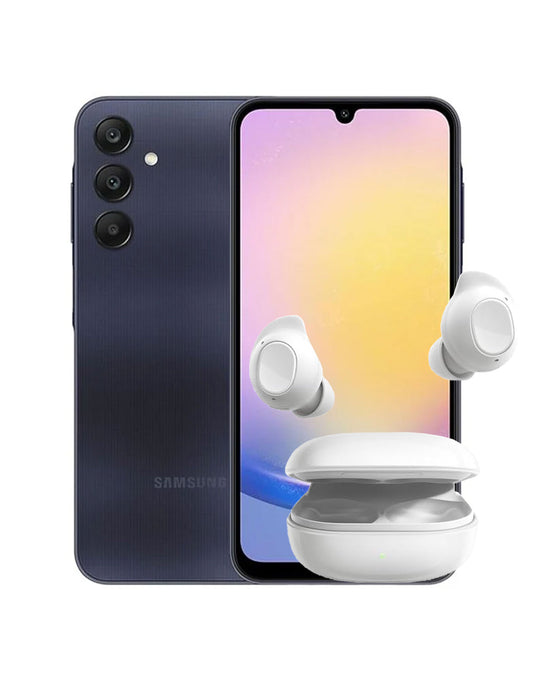 Samsung Galaxy A25 (2023) 6GB 128GB 5G (Brand New) + Samsung Galaxy Buds FE R400 (Bundle Deal)