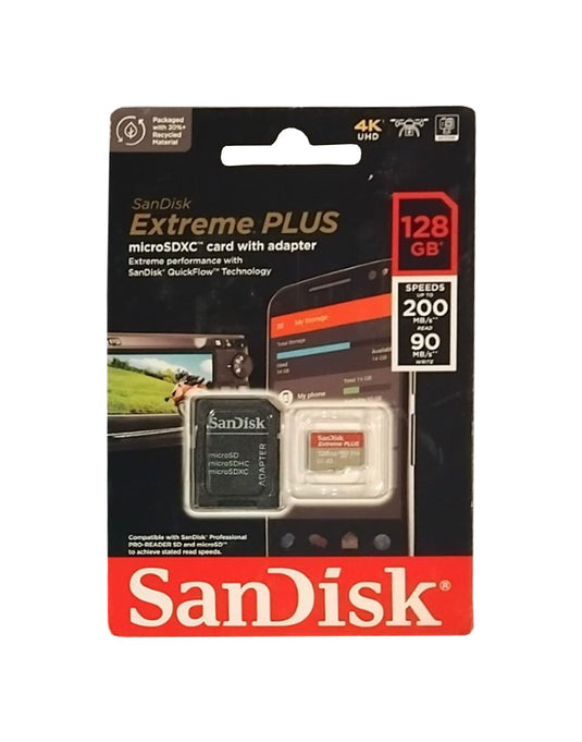 Sandisk Extreme Plus 128GB SD Card 