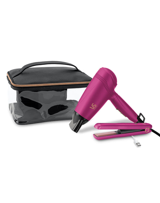 VS Sassoon Velvet Orchid Weekender Dryer & Straightener Pack