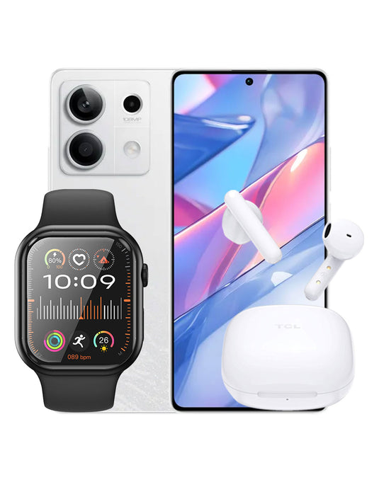 Xiaomi Redmi Note 13 (2024) 8GB 256GB 5G (Brand New) + Smart Watch (Y23) + TCL S150 Earbuds (Bundle Deal)