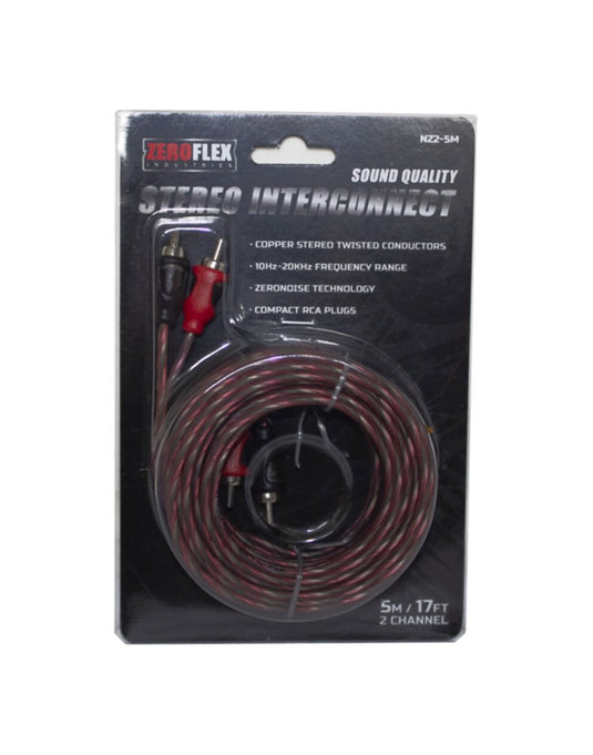 Zeroflex NZ2-5M Twisted RCA Cable