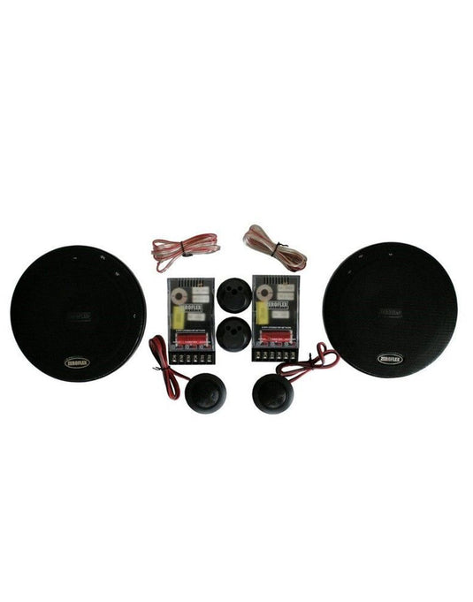 Zeroflex Speakers EFX65C 6.5&quot; Components with Silk Dome Tweeter