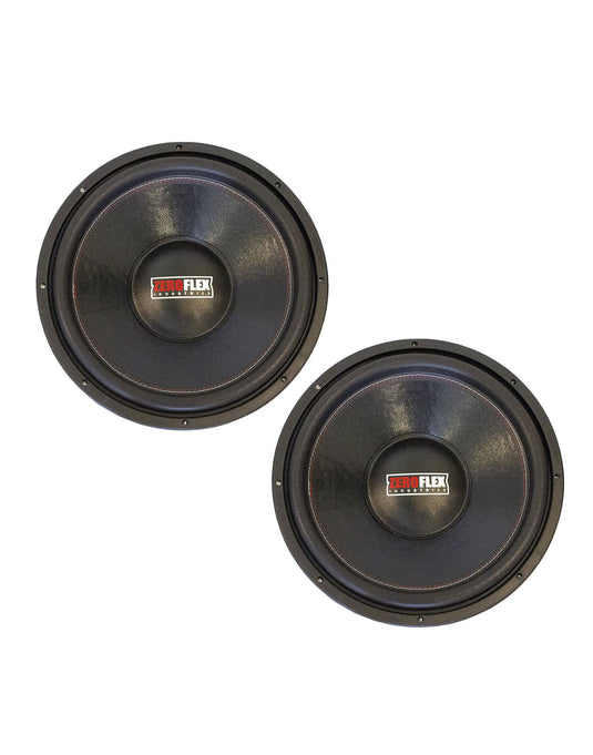 Zeroflex TKO-15 Sub 15" 1000RMS Car Subwoofers (Dual)