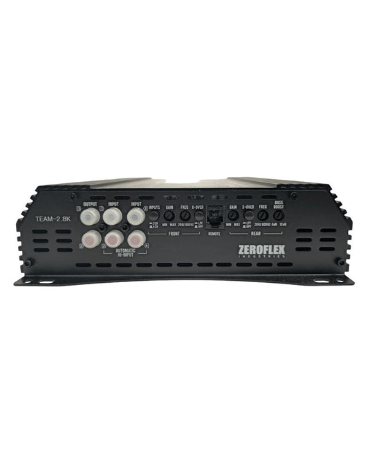 Zeroflex Team -2.8K 4 Channel Amplifier With Bass Controller