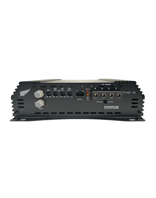 Zeroflex Team-3K 3000RMS Mono Amplifier With Bass Controller