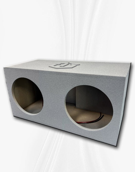 TechCrazy 12-inch Dual Custom/Ported Subwoofer Box For Zeroflex TKO and Trex Subwoofer Series - TechCrazy