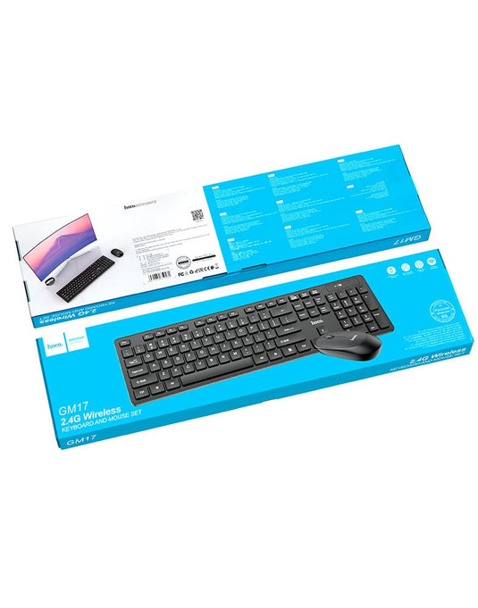 Hoco Wireless Business Keyboard + Mouse Set (GM17) - TechCrazy