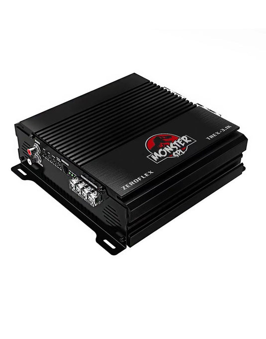 Zeroflex TREX-3.1K 1 x 3300rms @ 1ohm mono amplifier + Free Bass Controller - TechCrazy