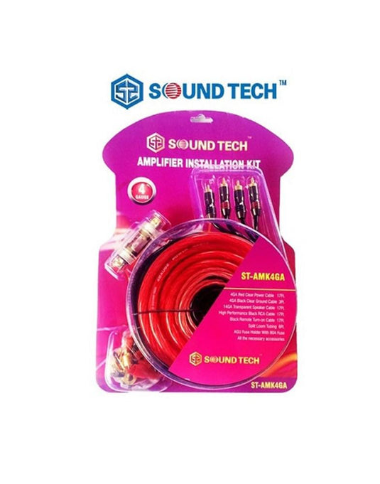 Soundtech ST-AMk4GA 4 GAUGE AMP Wiring Kit - TechCrazy