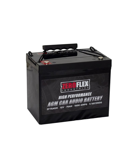 ZeroFlex ZF75AGM 75AH AGM Car Audio Battery - TechCrazy