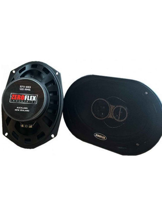 Back View of Zeroflex 6x9" 3-Way Coaxial Car Speaker 120W RMS EFX693 (Pair)