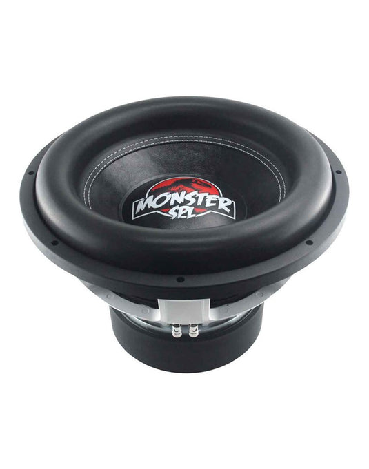 Front & Side view of Zeroflex TREX151 15-Inch MONSTER 1650RMS SPL DVC 1 Ohm Car Subwoofer 