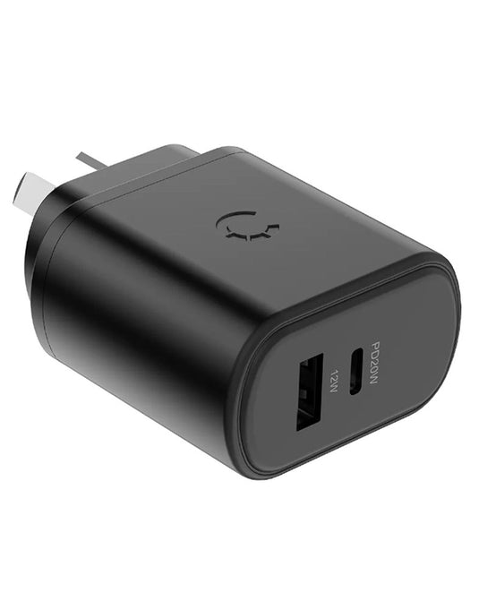 Cygnett 32W USB-C PD Dual Port Wall Charger AU - TechCrazy