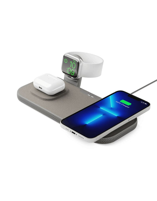 Cygnett TwoFold+ Dual Wireless Charger - Grey - TechCrazy