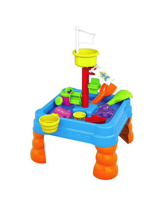 Sand And Water Table Set With Lid Cover Beach - TechCrazy