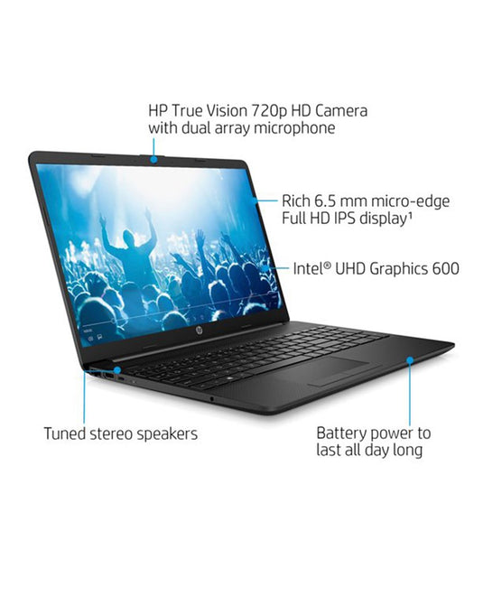 HP 15.6-Inch FHD Laptop N4020 4GB/128GB SSD Microsoft Office 365 - TechCrazy